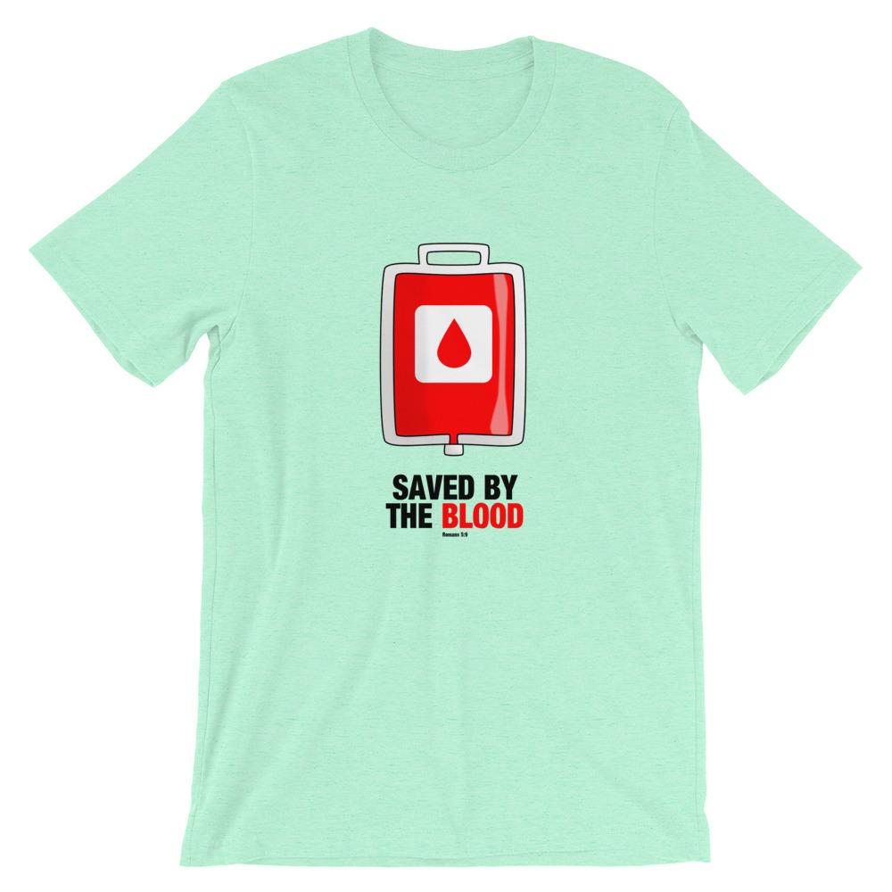 Saved By The Blood - Women’s T - Trini-T Ministries