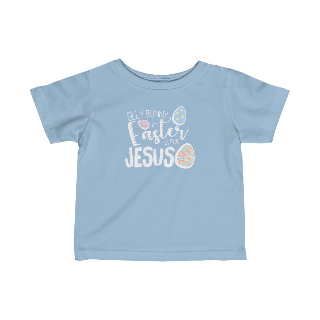 Silly Bunny - Baby's T -  White / 12M, Heather / 12M, Light Blue / 12M, Pink / 12M, Heather / 18M, Light Blue / 18M, Pink / 18M, White / 18M, Heather / 24M, Light Blue / 24M -  Trini-T Ministries
