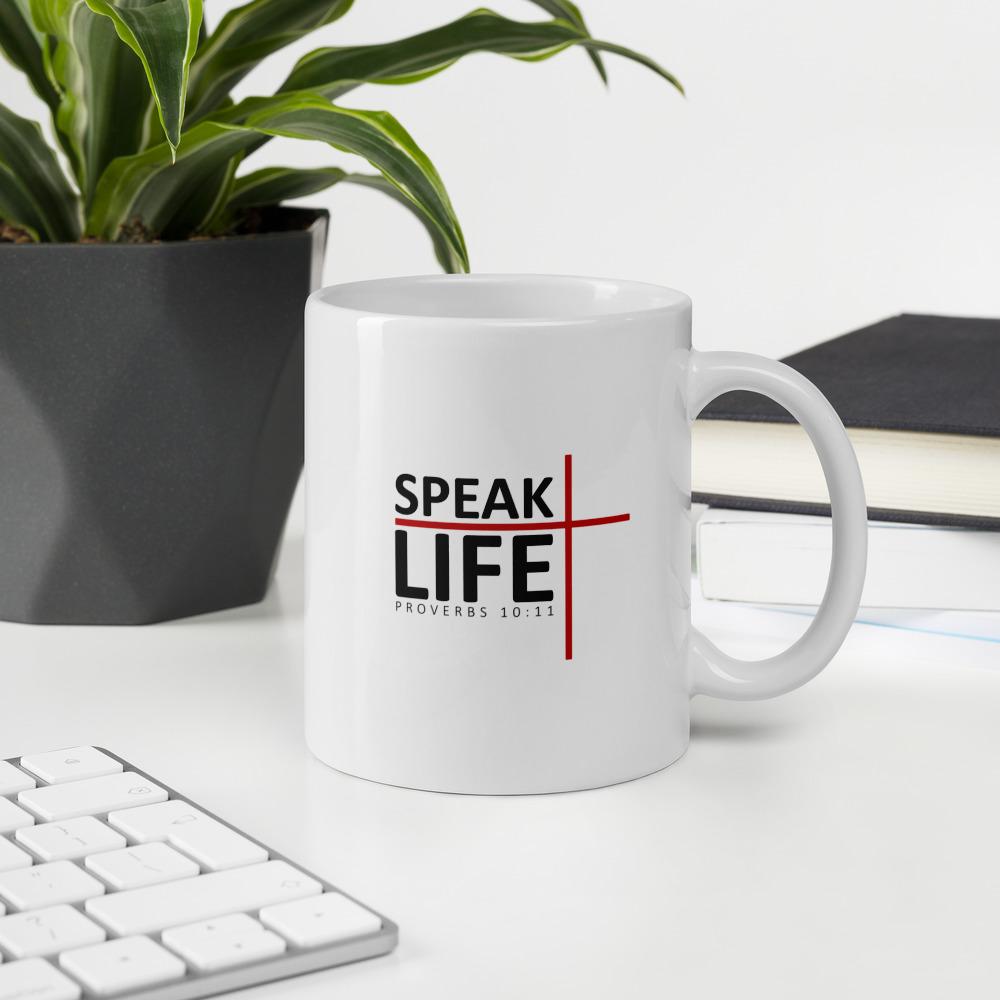 Speak Life - Mug -  11oz, 15oz -  Trini-T Ministries