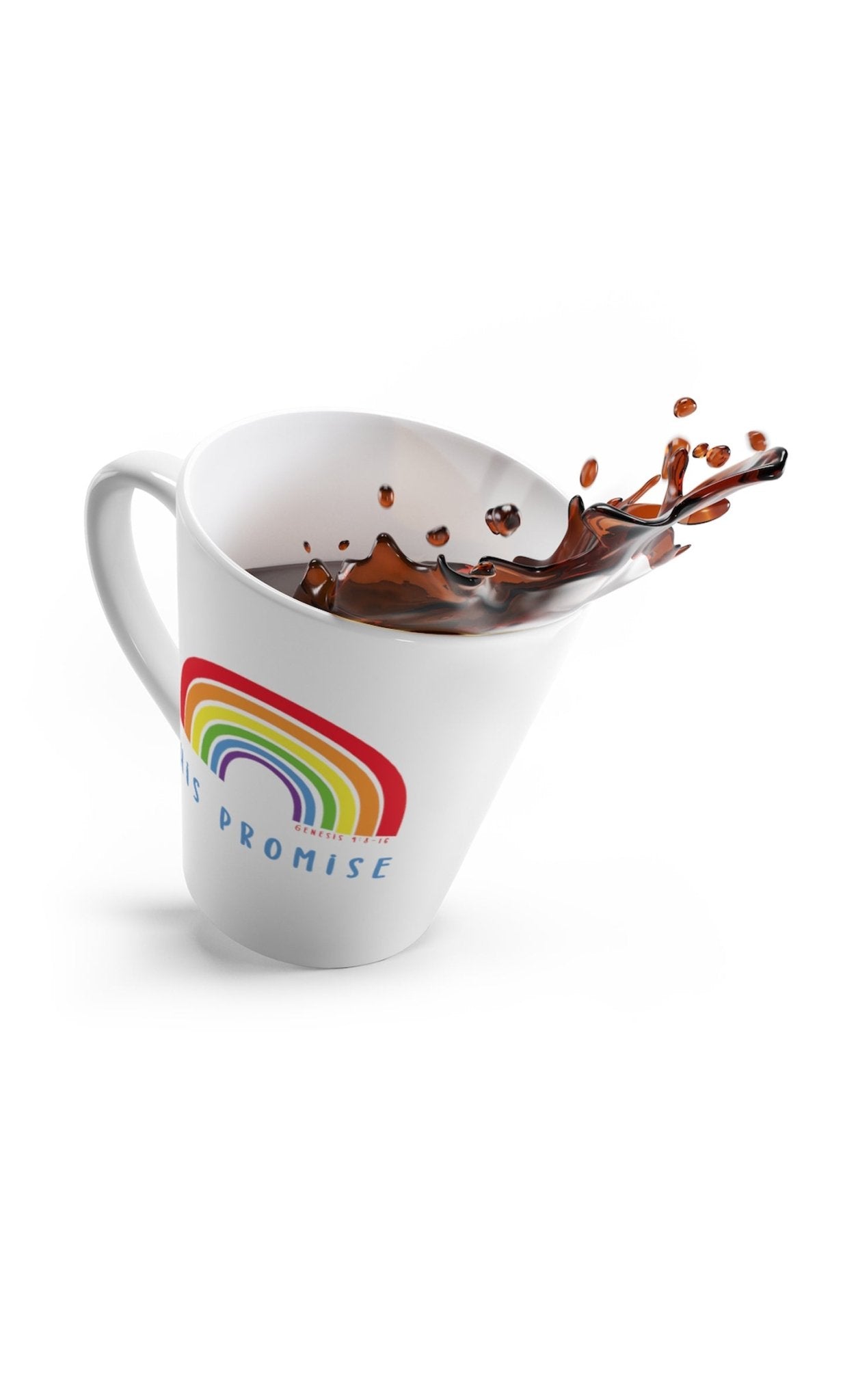 Trini-T - His Promise - Latte Mug 12oz - Trini-T Ministries