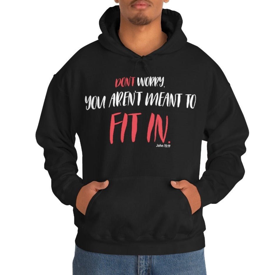 You Aren't Meant To - Hoodie -  Navy / S, Navy / M, Navy / L, Navy / XL, Navy / 2XL, Navy / 3XL, Navy / 4XL, Navy / 5XL, Charcoal / S, Charcoal / M -  Trini-T Ministries