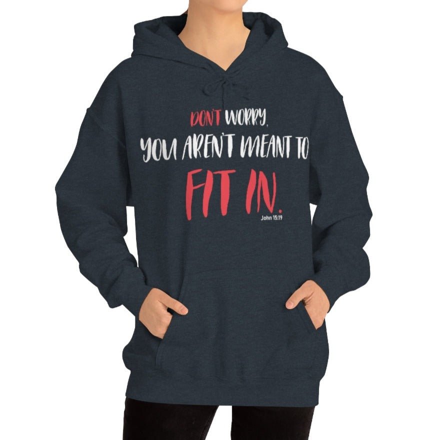 You Aren't Meant To - Hoodie -  Navy / S, Navy / M, Navy / L, Navy / XL, Navy / 2XL, Navy / 3XL, Navy / 4XL, Navy / 5XL, Charcoal / S, Charcoal / M -  Trini-T Ministries