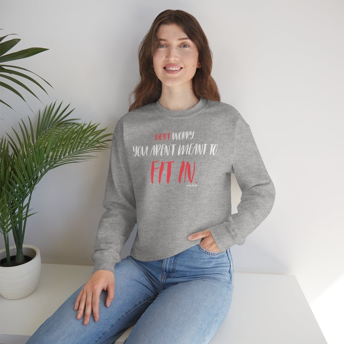 You Aren't Meant To - Sweatshirt - Trini-T Ministries